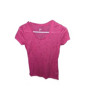 Indigo Magenta Lace Short Sleeve Tee